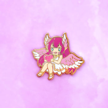 Chibi Valkyrie Girl Pin